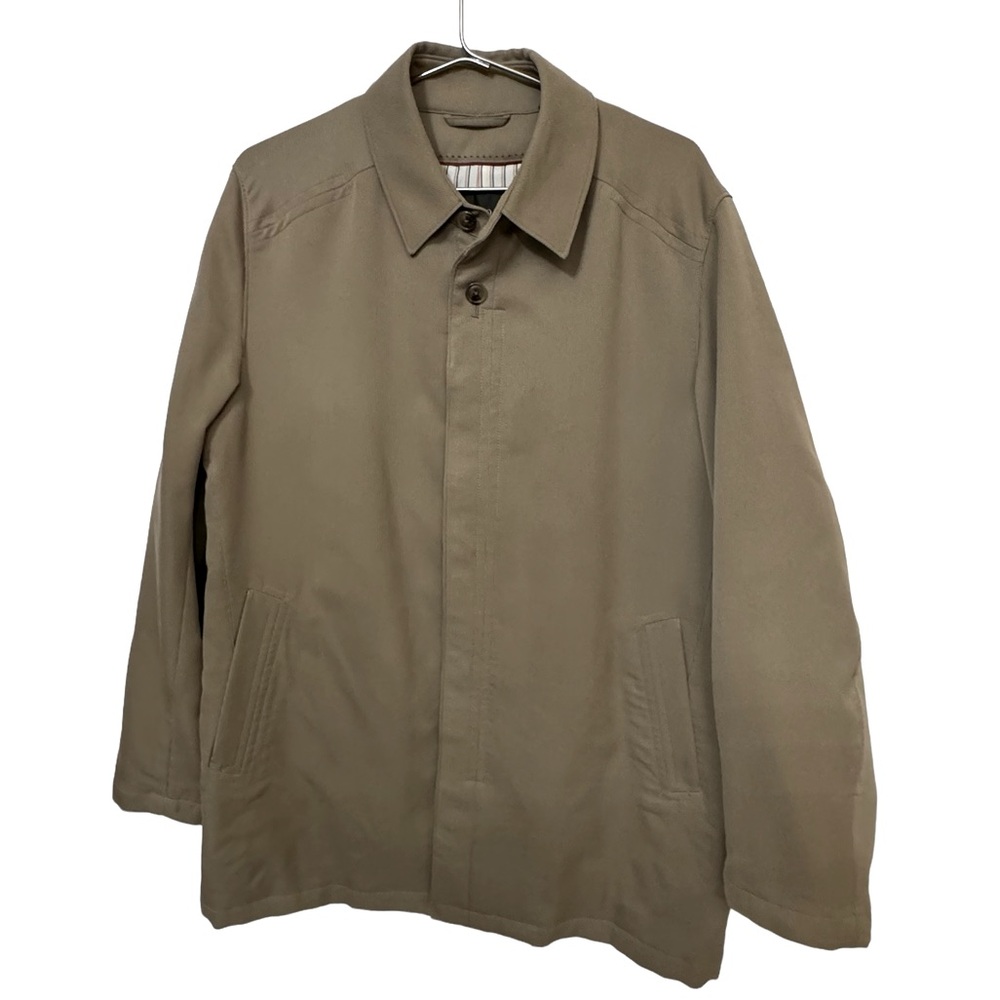 High End Sanyo New York Eco Soft Tan Retro Women’s S Trench Coat
